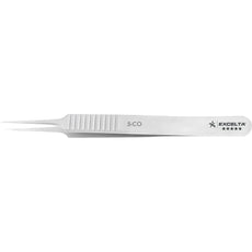 Excelta 5-CO Cobalitma .002" x .0004" Straight Tapered Ultra Fine Point Cobalt Alloy Microscopy Tweezer