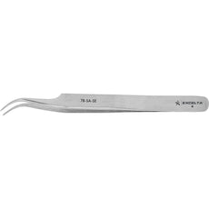 Excelta 7B-SA-SE Curved Very Fine Serrated Tip Anti-Magnetic Stainless Steel Tweezer