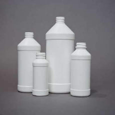 BOTTLE 4oz W/M HDPE White 200cc