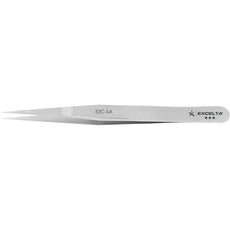 Excelta 53C-SA Very Fine Point with Anti-Crush Feature Neverust Anti-Magnetic Stainless Steel Tweezer