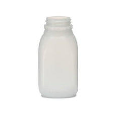 8 oz Natural HDPE Plastic Beverage Containers (Cap Not Included)