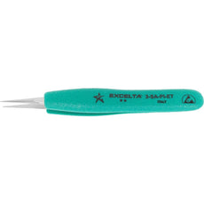 Excelta 3-SA-PI-ET Ergo-Tweeze Very Fine Point Anti-magnetic Stainless Steel Ergo Tweezer