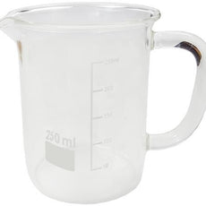 BEAKER w/ GLASS HANDLE 250ML