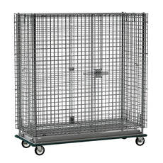 qwikSLOT Heavy-Duty Mobile Security Unit, Chrome, 28.0625" x 63.125" x 68.4375"