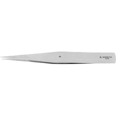 Excelta RR .028" x .020" Strong Point Nickel Plated Carbon Steel Tweezer