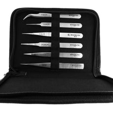 Excelta TW-900 6-Piece Anti-Magnetic Stainless Steel Tweezer Kits