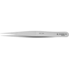 Excelta AC-SA Straight Medium Point Neverust Anti-Magnetic Stainless Steel Tweezer