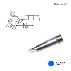 T31-01BC28 Bevel Tip, 840°F / 450°C - T31-01BC28