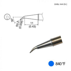 T31-01J02 Angled Tip, 840°F / 450°C - T31-01J02