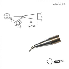 T31-03J02 Angled Tip, 660°F / 350°C - T31-03J02