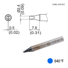 T31B-01D24 Chisel Tip, 840°F / 450°C - T31B-01D24