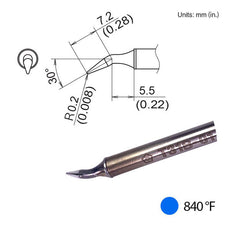 T31B-01JL02 Bent Tip, 840°F / 450°C - T31B-01JL02