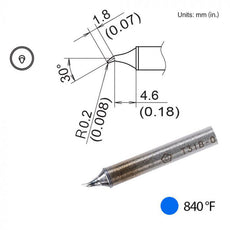 T31B-01JS02 Bent Tip, 840°F / 450°C - T31B-01JS02