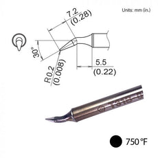 T31B-02JL02 Bent Tip, 750°F / 400°C - T31B-02JL02