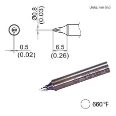 T31B-03D08 Chisel Tip, 660°F / 350°C - T31B-03D08