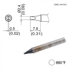 T31B-03D24 Chisel Tip, 660°F / 350°C - T31B-03D24