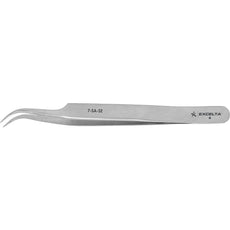 Excelta 7-SA-SE Very Fine Curved Point Anti-Magnetic Stainless Steel Tweezer