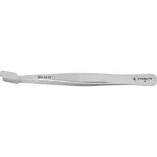 Excelta 36A-SA-SE Offset Square Flat Tip Anti-Magnetic Stainless Steel Tweezer