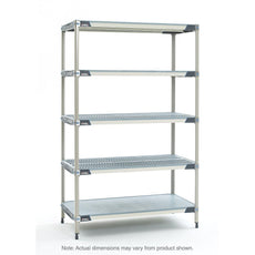 MetroMax i 5-Tier Starter Unit with Solid Bottom Shelf, 24" x 24" x 74"