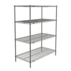 Super Erecta 4-Tier Starter Unit, Brite, 24" x 48" x 63"