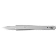 Excelta 2-SA .013" x .006" Very Fine Point Neverust Anti-magnetic Stainless Steel Tweezer