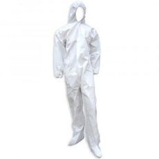 Coverall Microporous Small Zipper Front No/Hood or Boot, Elastic Wrist 25/CS