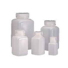 BOTTLE Square HDPE 8.5oz. 12/PK