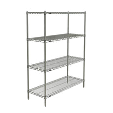 Super Erecta 4-Tier Starter Unit, Brite, 18" x 48" x 63"