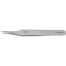 Excelta 5A-S-SE Offset Tapered Very Fine Tip Anti-Magnetic Stainless Steel Microscopy Tweezer