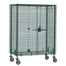 Super Erecta Mobile Security Unit, Metroseal 3 Epoxy, 27.25" x 52.75" x 67.9375"