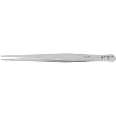 Excelta 21-6-SA .078" x .039" Broad Strong Serrated Point Anti-magnetic Stainless Steel Tweezer