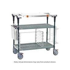 PrepMate MultiStation with Accessory Pack 2, 48", Super Erecta Pro top and bottom shelves with MetroSeal 3 Epoxy posts