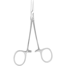 Excelta 35-A-SE 5" Straight Stainless Steel Hemostat with Smooth Jaws - 35-A-SE