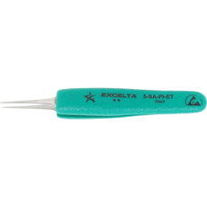 Excelta 5-SA-PI-ET Ergo-Tweeze Straight Tapered Ultra Fine Point Anti-magnetic Stainless Steel Ergo Tweezer