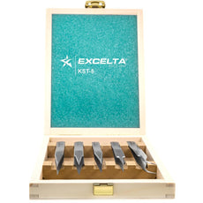 Excelta KST-5 5-Piece Neverust Anti-Magnetic Stainless Steel Tweezer Kits