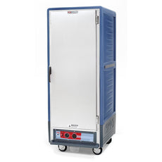 C5 3 Series Holding Cabinet with Insulation Armour, Full Height, Heated Holding Module, Full Length Solid Door, Fixed Wire Slides, 120V, 1440W, Blue