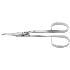 Excelta 355 Stainless Steel Shear Cut High Precision Scissors with .885" Angled Blades