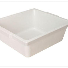 TRAY White PolyPro 15x14x5in