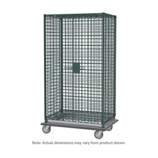 Super Erecta Heavy-Duty Mobile Security Unit, Metroseal 3 Epoxy, 28.0625" x 63.125" x 68.4375"