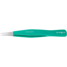 Excelta AA-SA-SE-PH Medium Fine Point with Plastic Handle Anti-magnetic Stainless Steel Tweezer