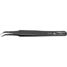 Excelta 52-MW 40ø Angled Tip Carbon Steel Cutting Tweezer