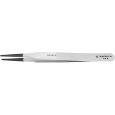 Excelta 2A-SA-LH Straight Tapered Flat Point Neverust Anti-Magnetic Stainless Steel Tweezer