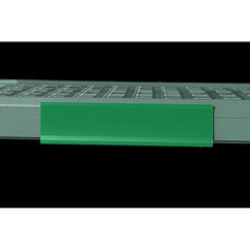 MetroMax Q Color Shelf Marker, Green, 6" L x 1.5" H