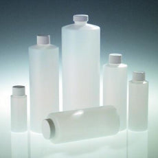 BOTTLE 8oz Cyl HDPE P/12