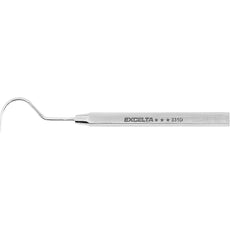 Excelta 331D .01" Stainless Steel .5" Radius Hooked Micro Tip Probe