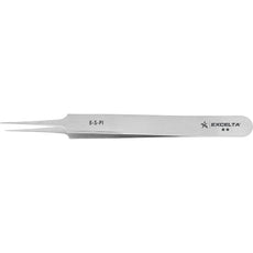 Excelta 5-S-PI Straight Tapered Very Fine Point Stainless Steel Microscopy Tweezer