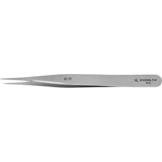 Excelta 3C-PI 4.25" Straight Very Fine Point Carbon Steel Tweezer 3C-PI