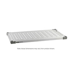 Super Erecta Solid Shelf, Louvered/Embossed Galvanized Steel, 24" x 30"