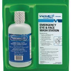 EYEWASH STATION W/SINGLE 32OZ BOTTLE W/SOLUTION