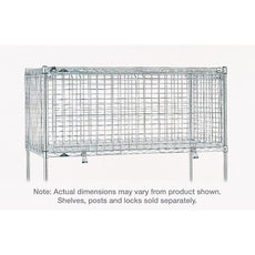 Super Erecta Security Module, Chrome, 24" x 60" x 20"